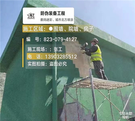 泉州设备迷彩喷涂,迷彩漆施工